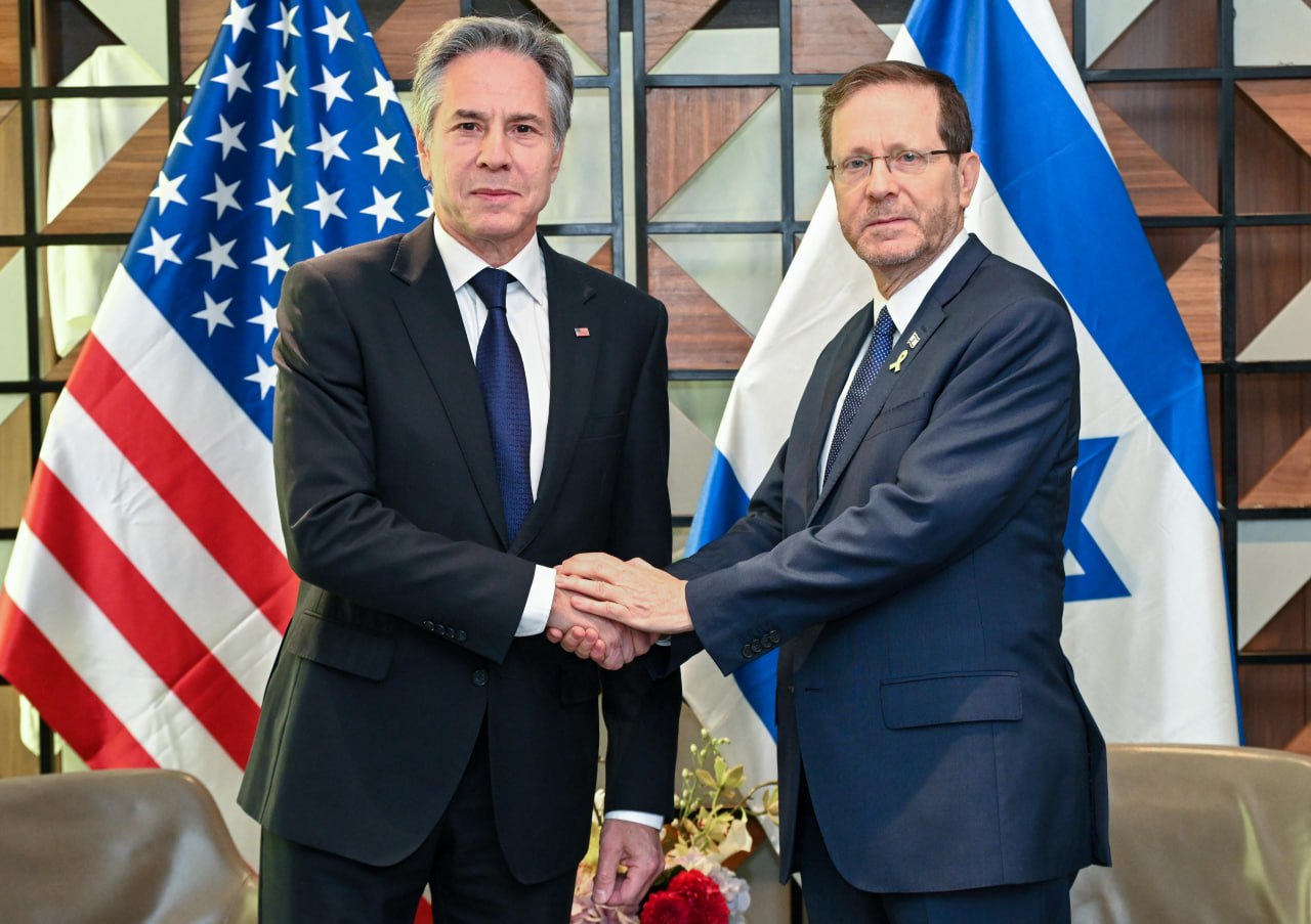 Израильская Правда. Ицхак Герцог встретился с госсекретарем США Энтони Блинкеном, находящимся с визитом в Израиле.