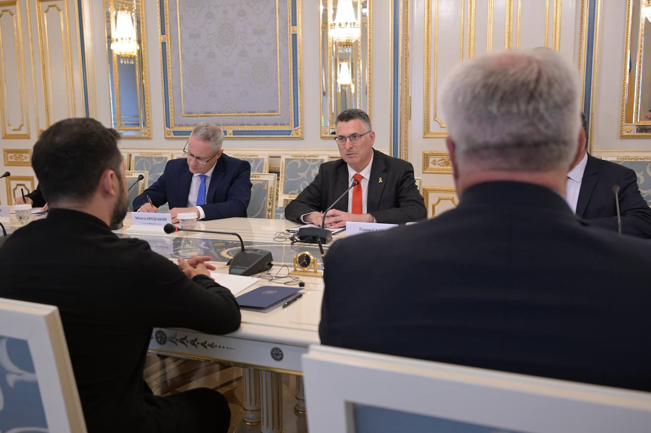 На встрече с президентом Зеленским министр иностранных дел Гидеон Саар