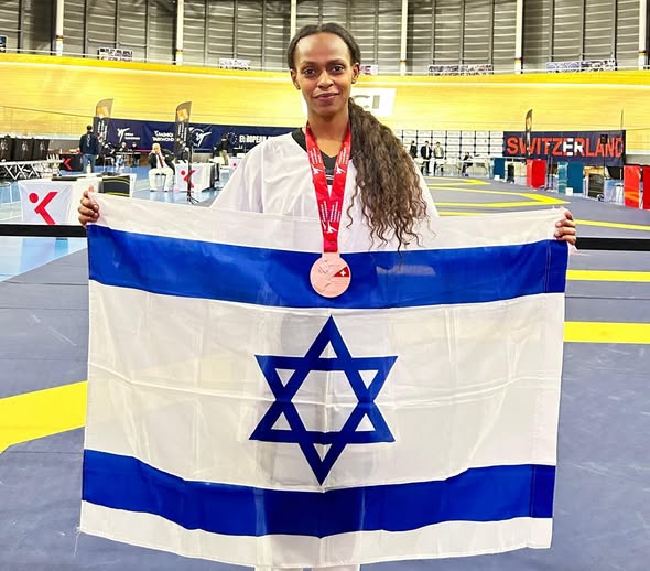 Израильтянка Ребекка Байч завоевала бронзовую медаль в весовой категории до 49 кг.
